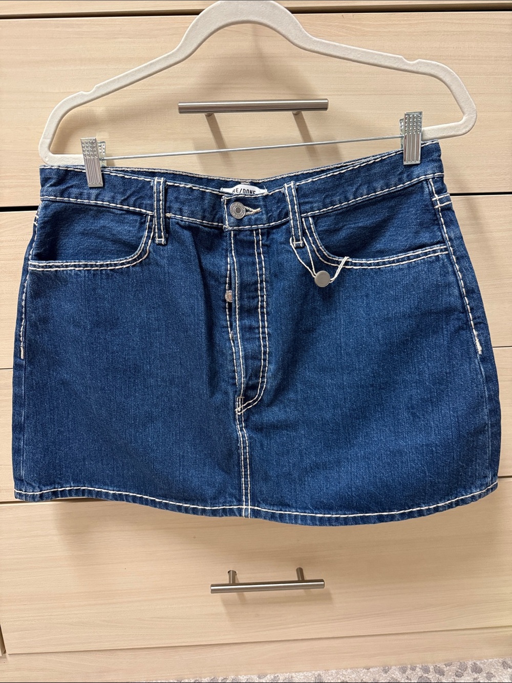 RE/DONE MINI SKIRT size 30 NWT